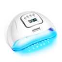 JODSONE U V LED Nail Lamp, Nail Dryer for Gel Polish, Led Light with Automatic Sensor & 4 Timers (Milky White)