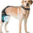 Dog Knee Brace for Torn ACL Hind Leg, Support for Patella Dislocation or Osteoarthritis, Cruciate Ligament Injuries, Cut-Out Non-Slip Wrap Promotes Patellar Stability((Right Leg, M)