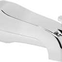 American Standard 8888026.002 Bath Slip-On Diverter Tub Spout, 4 in, Polished Chrome (For 1/2" copper water tube)