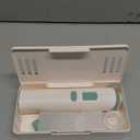 Electric Nasal Aspirator for Baby, Nose Aspirator for Toddlers, Waterproof Baby Nose Sucker, Nose Cleaner with 3 Silicone Tips, Adjustable Suction Level, Music and Light Soothing Function,Green