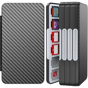 HEIYING Game Card Case Holder Compatible with Nintendo Switch & OLED & Lite ,Portable Memory Card Storage Case with 96 Games Cards Slots and 24 Micro SD Cards Slots