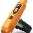 7-Speed Dog Nail Grinder with LED Light  Ultra Quiet Electric Pet Nail Trimmer for Large Dogs & Cats  Professional Grooming Tool with Dust Collector, One-Hand Speed Control & Instant Stop Safety (Orange)