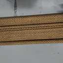 LazBlinds No Drill Bamboo Roman Shades, 20" W x 48" H, Star-Brown