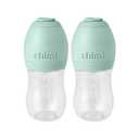 Shimi Baby Formula Bottles 9oz, Refillable Formula Pods, Easy-to-Use Ultra-Durable Tritan Baby Bottles with Formula Dispenser, Built-in Anti-Colic Medium Flow 2-Hole Nipple, Pack of 2