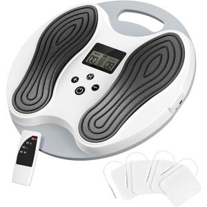 EMS Foot Massager for Neuropathy, Portable TENS and EMS Circulation Stimulator for Relief of Neuropathy, Plantar Fasciitis, FSA and HSA Approved with 4 TENS Muscle Stimulation Pads