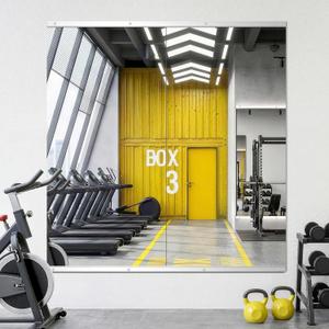 Home Gym Mirrors for Wall, 50”x25”x2 PCS Large Workout Mirrors for Home Gym