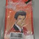 fun shack 50's Men's Black Wig with Sideburns, 1950s Costume Wig for Men, Retro Black Wig for Boys, One Size