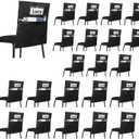 24 Pack Chair Pockets for Classrooms - Seat Sacks Organizer for K-2 Students, Durable Fabric Storage Pockets for School Supplies & Books