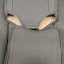 Front Seat Covers, 2 Pieces Universal Seat Covers for Cars, Waterproof Leather Auto Seat Protectors with Head Pillow, Car Seat Cushions Fit for Most Sedans SUV Pick-up Truck, Gray