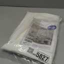 MIULEE 2 Panels Solid Color Sheer Window Curtains Elegant Window Voile Panels/Drapes/Treatment for Bedroom Living Room (54X72 Inches Ivory)