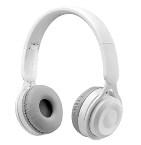 ILive Matte Finish Bluetooth Headphones, White