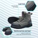 8 Fans Wading Boots for Men,Anti-Slip Rubble Sole Comfortable Durable Material Good for Fishing or Hunting, Size 13