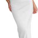 Women Sexy Lace Patchwork Maxi Dress Spaghetti Straps Y2K Sheer Long Bodycon Club Cocktail Long Dresses (Small, White)