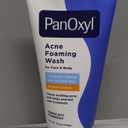 PanOxyl 10% Benzoyl Peroxide Acne Foaming Wash, Maximum Strength, Daily Acne-Fighting Face & Body Cleanser, Face Wash to Clear, Treat and Prevent Acne Pimples and Stubborn Breakouts, 5.5 Oz, Pack of 2