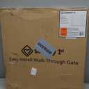 Safety 1st Easy Install Walk Thru Baby Gate for Doorway With Door, Dog Gates, Fits 29"-38", Easy Install 28" Tall, White