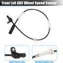uxcell 2pcs Front Left Right Side ABS Wheel Speed Sensor No.34526791224 for BMW 228i XDrive Base 2.0L L4 - Gas 2015