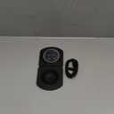 EGV Wireless Charger for iPhone, 3-in-1 Magnetic Charging Station for Apple, MagSafe Charger Stand for iPhone 17 Air 16 15 14 13 12 Series, Airpods Pro, Apple Watch Ultra, Foldable, No Adapter, Black