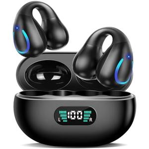 AI Translation Earbuds Real Time 144 Languages Translator Ear Buds Audifonos Traductores Inglés Español Wireless Clip On Earbuds Bluetooth Headphones for Travel Business Meeting Learning 321312