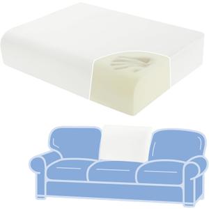 ROYALAY High Density Foam Couch Back Cushions Replacement Back Pillow Sofa Waist Cushion Stuffing Fill Supportive Back Pillow 1 Pack, Supportive Lumbar Support Pillow for Sofa, Couch-26 x19