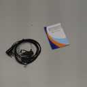 Surveillance Headset Acoustic Tube Earpiece with MIC Compatible with Kenwood Two Way Radio