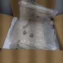 23" Farmhouse Table Lamps Set of 2, 3 Way Dimmable Lamps with 2 LED Bulbs and Rocker Switch, Vintage Nightstand Lamp for Bedroom Living Room Office End Table Entryway, White