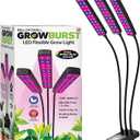 Bell+Howell Growburst 24” Indoor Plant Growing Lamp with 8 Brightness Settings, 3 Light Modes Including Full Spectrum UV Light As Seen On TV