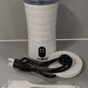 Milk Frother, Paris Rhne 4-in-1 Milk Steamer and Frother, Hot & Cold Foam Milk Warmer with Temperature Control, Auto Shut-Off Frothers for Coffee, Latte, Cappuccino, Macchiato (Pearl)