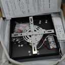 Modern Black Led Ceiling Light 3-Square Design 3000K-6500K Dimmable LED Ceiling Light with Remote 33W Acrylic Ceiling Lighting Fixture for Bedroom Kitchen Dining Room Office Lamps