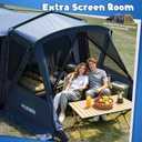 WildFinder 5-9 Person SUV Tent, Screen Porch and Awning, 14.1x9.2x6.9 FT, 5-9p SUV Back