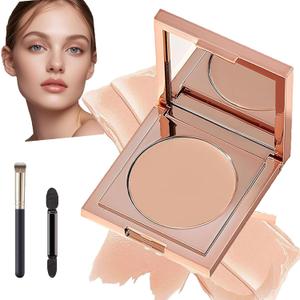 Colored Clay CC Undereye Corrector,2025 New Under Eye Concealer Color Corrector for Dark Circles with Brush, Conceal Hydrating Dark Circles (1PCS-Light skin)
