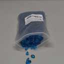 WAYBER Glass Stones, 1Lb/460g Irregular Sea Glass Pebbles Non-Toxic Artificial Crystal Gemstones for Aquarium Turtle Tank Vase Filler Terrarium Flowerpot Decoration, Lake Blue