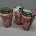 Manna Reusable & Eco-Friendly Color Changing Tumbler 12 oz & Straw. Set 12 Cup, 12 Lids, 8 Straws