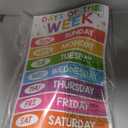 BEAWART 18 Laminated Educational Posters For Toddlers, Preschool Posters for Classroom, Kindergarten Wall Decor, PreK Learning Materials Alphabet Number Chart (Colorful)