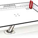 Magma's 21" Inch Fishing Fillet Table - Bait/Fillet Mate with LeveLock Mount, Rod Holder - HDPE, UV-Stabilized - Knife Holster, Plier Storage - USA Made, Corrosion Resistant - Boat Dock Accessories (White/Black)
