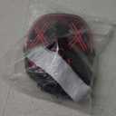 Poptrend Halloween Mask LED Light up Mask for Festival Cosplay Halloween Costume Masquerade Parties,Carnival,Gifts(Pink)