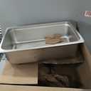 Winco Full Size 6" Deep Stainless Steel Steam Pan/Hotel Pan, Anti-Jam