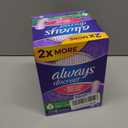 Always Discreet Incontinence Panty Liners for Bladder Leaks, Size 2, Very Light Absorbency, 120 Count