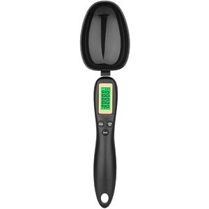 Mafiti Digital Measuring Spoon, Electronic Adjustable Measuring Spoon Scale 500g / 0.1g High Precision for Kitchen Gadgets Daily Meals Pet/Dog Food Measuring Scoop