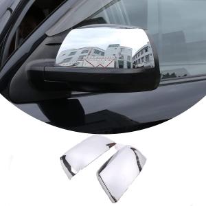 for Toyota Tundra 2007-2021/Sequoia 2008-2020 Outside Rearview Mirror Cover Trim Accessories,Rearview Mirror Protect Covers Door Side Moulding Exterior Decoration Trims (Bright)
