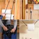 ZHOUBIN 48 Inch Black Bungee Cords with Hooks Heavy Duty, 4 Pcs