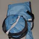 Pop Up Dog Beach Tent,Mini Head Tent,can be Fixed Small Dog Beach Sun Shelters Tent,shelter for cat,Waterproof and Breathable Mobile Phone Stand with Nails (Sky Blue-Breathable-27.5in)