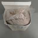 Konssy 2-Pack Muslin Hooded Baby Towels, 100% Cotton, Ultra-Soft & Absorbent Baby Bath Towels with Hood for Newborn & Infant (Cream, Camel,32" x 32")