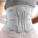 NEENCA Back Brace for Lower Back Pain Relief with Bionic Support System, Lumbar Support Belt for Women&Men with Lumbar Pad, Soft Breathable 3D Knit Fabric for Herniated Disc, Sciatica, Scoliosis... (X-Large, Gray-Single)