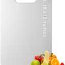 Titanium Cutting Board, 100% Pure Titanium Chopping Board for Kitchen, Hygiene & Durability Double Sided Cutting Board, Non toxic Chopping Board, Dishwasher Safe (18" x 12")