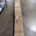 24" x 84" Sliding Glass Barn Door with 4FT Barn Door Hardware Kit Included, Assemblely Needed, Waterproof PVC Surface, White, 3 Panels Frosted Glass