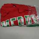 OUNAR Christmas Shirts For Women Merry Christmas Graphic Sweatshirt Christmas Crewneck Long Sleeve Xmas Holiday Pullover Tops (Red), XL