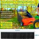 4-Pack 46780 Lawn Sweeper Brush 21" For Agri-Fab Craftsman Cub Cadet 42" & 44" Tow Behind Lawn & Leaf Sweeper 45-0260 45-0261 45-02602 45-02603 45-0456 45-0492 45-04921 45-04922 45-0521 45-05212