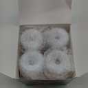 Hompavo Upgraded LED Flame Light Bulbs, 4 Modes Flickering Light Bulbs with Upside Down Effect, E26/E27 Flame Bulb for Halloween, Christmas, Party, Indoor and Outdoor Home Decoration (4 Pack) White