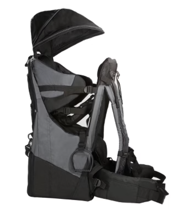 Baby Backpack Carrier, Safe Toddler Hiking Backpack Carrier Camping Child Carriers with Rain Cover Children Kid Sun Shade Large Storage Insulated Pocket, Adjustable Padded Child Seat