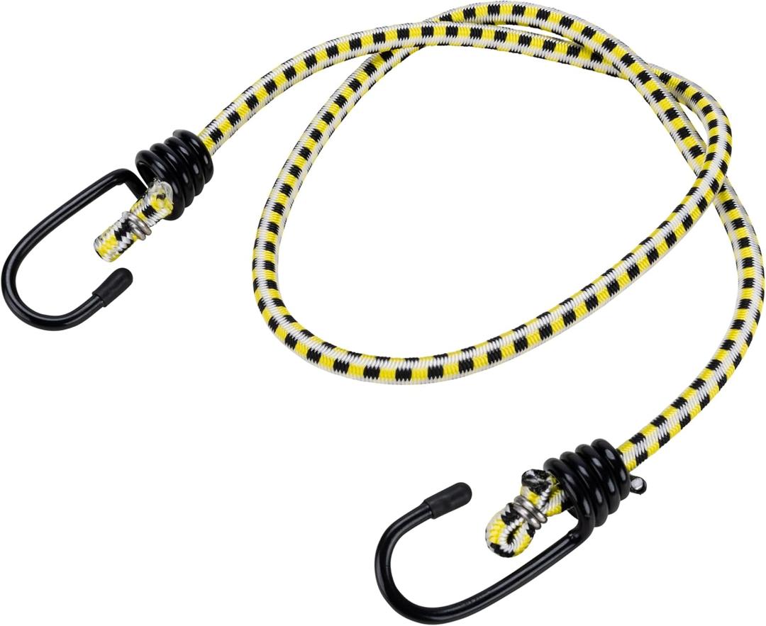 8 x Keeper 06037 36" Bungee Cord with Coated Hooks
